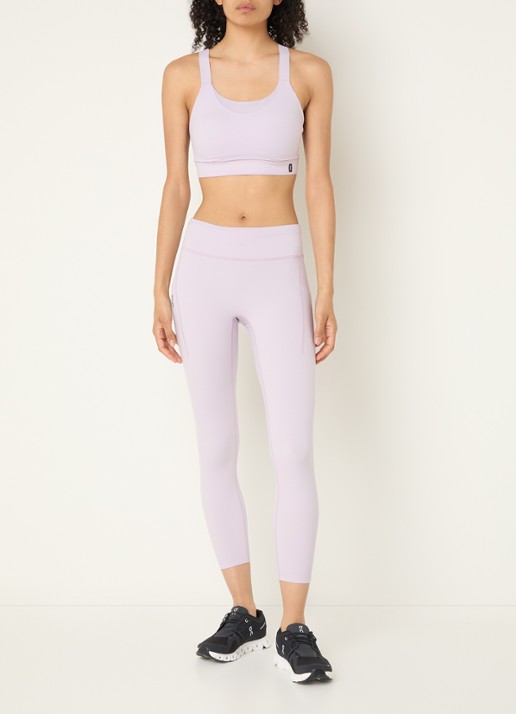 On Performance sport bh met medium support - voorkant 2 lila