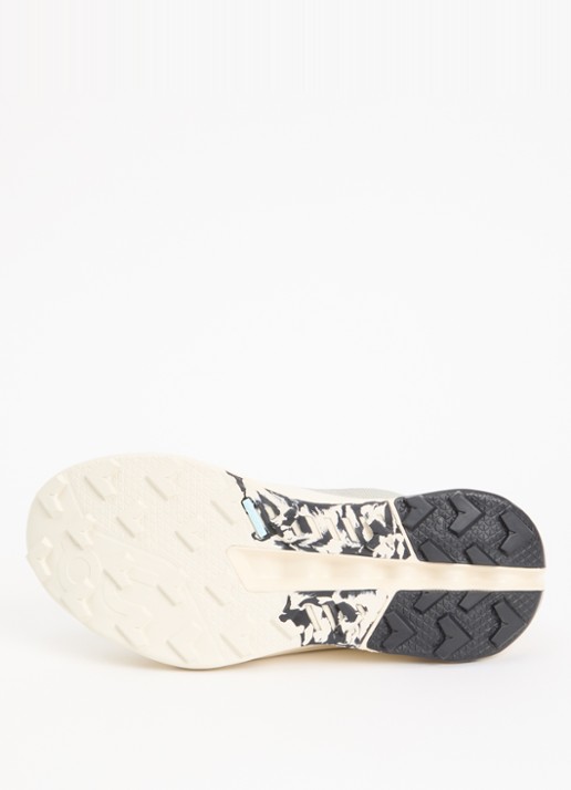 On Sneaker van mesh met logo - detail 5 gebroken wit