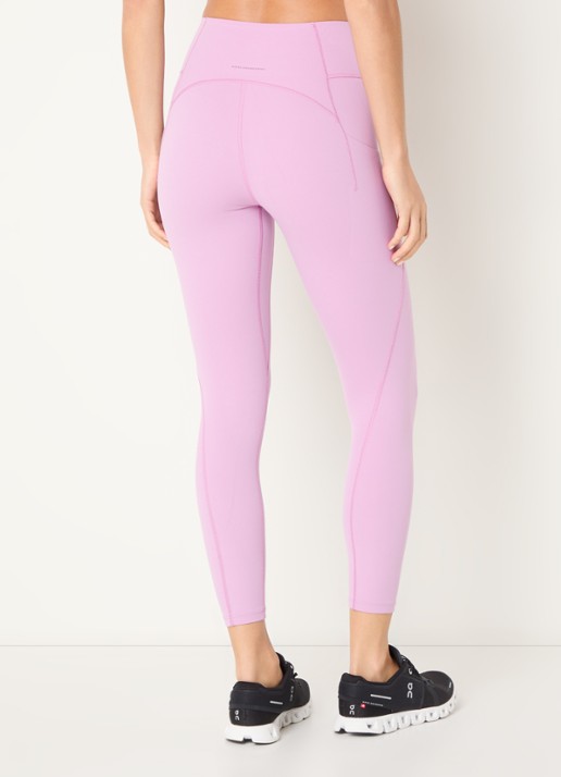 On Studio high waist skinny fit cropped trainingslegging - achterkant 5 roze