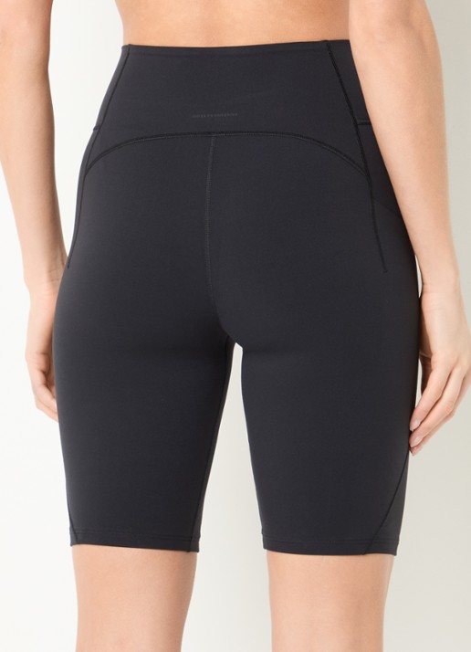 On Studio high waist skinny fit trainingslegging met logo - achterkant zwart