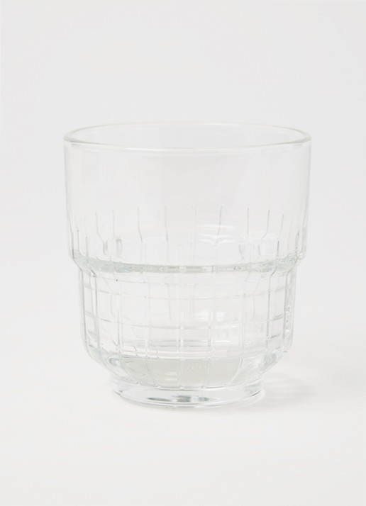 Onis Tarq tumbler glas 26 cl - voorkant 2 transparant