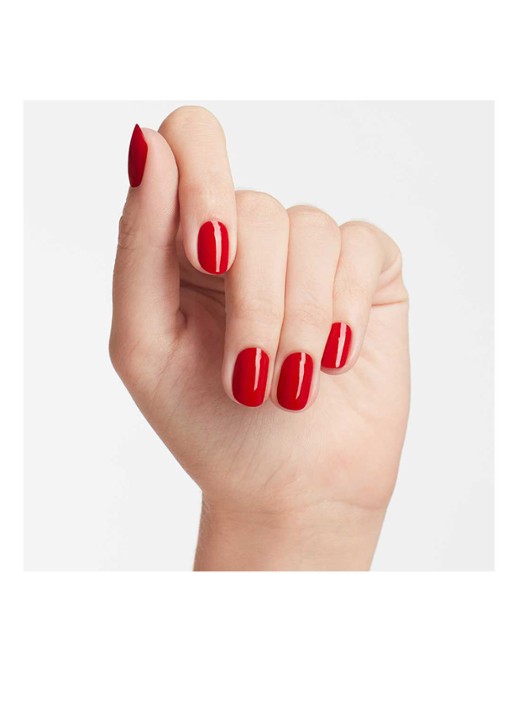 OPI Nail Lacquer - nagellak - detail 4 big apple red