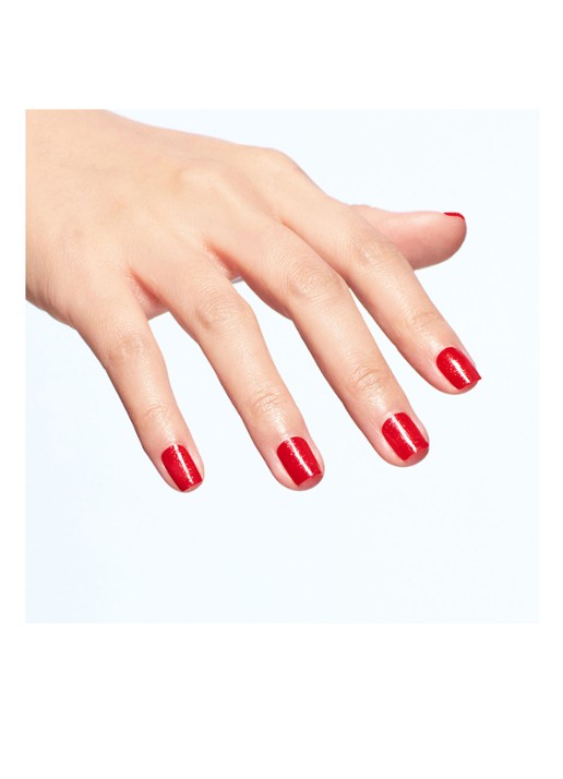 OPI Nail Lacquer - nagellak - detail 4 left your texts on red