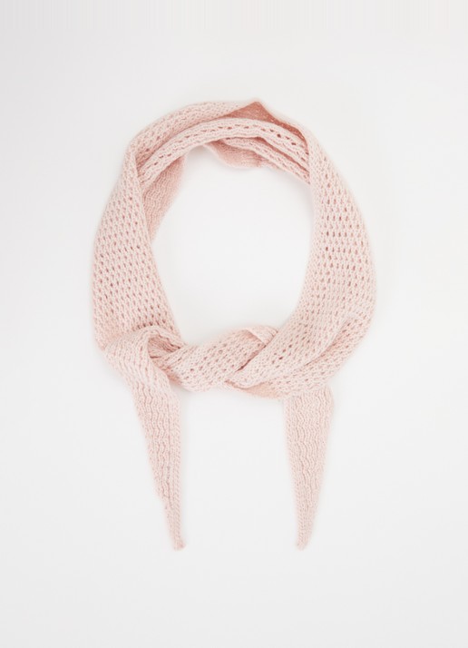 OPUS Alisie sjaal 105 x 16,5 cm - voorkant oudroze