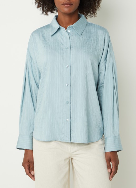 OPUS Flui blouse met streepprint
