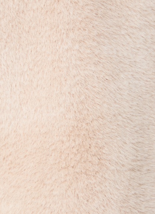 OPUS Herrisa jack van imitatiebont met opgestikte zakken - detail 2 beige