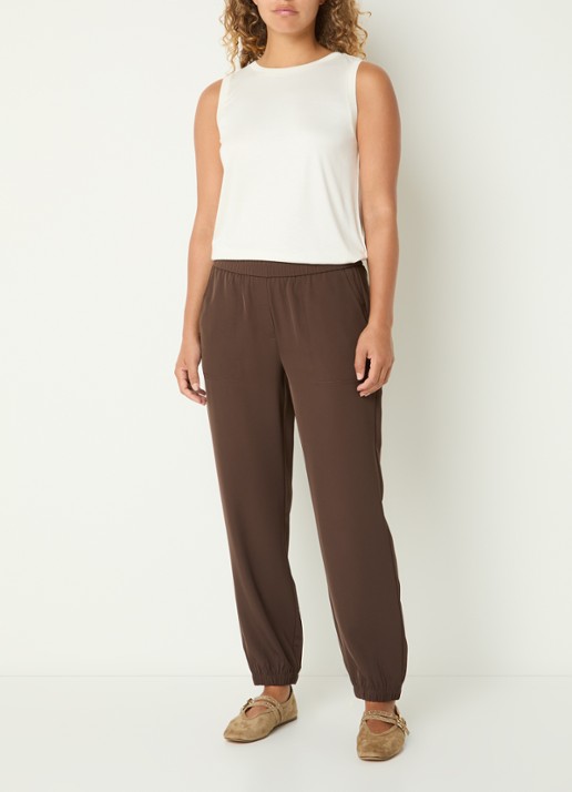 OPUS Inise tanktop met ronde hals - voorkant 2 gebroken wit