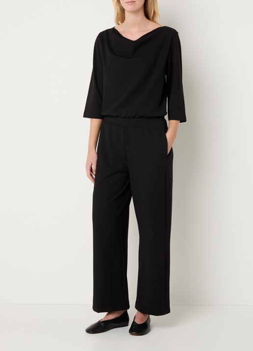 OPUS Mefiza Night loose fit jumpsuit met steekzakken