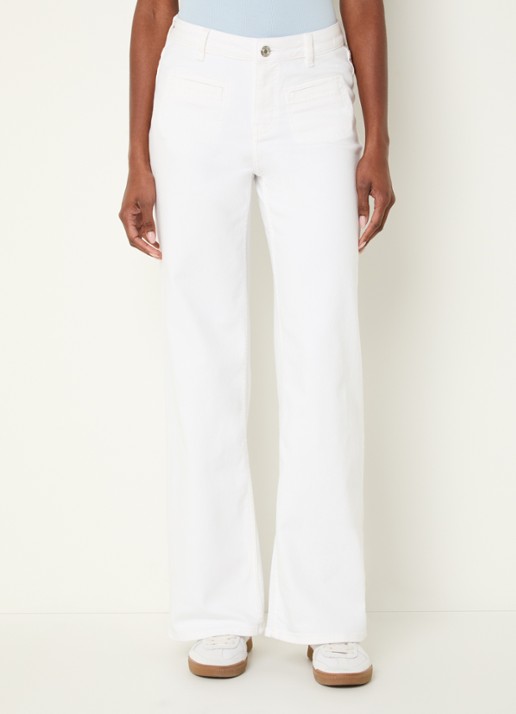 OPUS Miva Urban mid waist straight leg jeans met gekleurde wassing