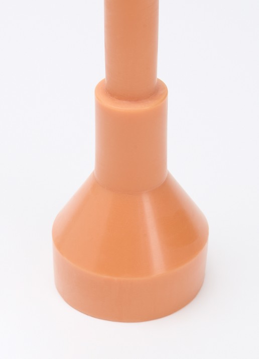 originalhome Candle & Holder kaars 29,5 cm - voorkant 2 orange