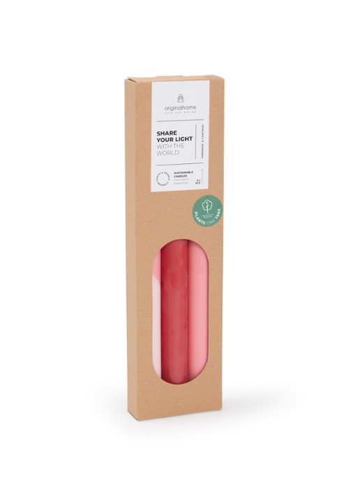 originalhome Diagonal kaars 30 cm set van 3