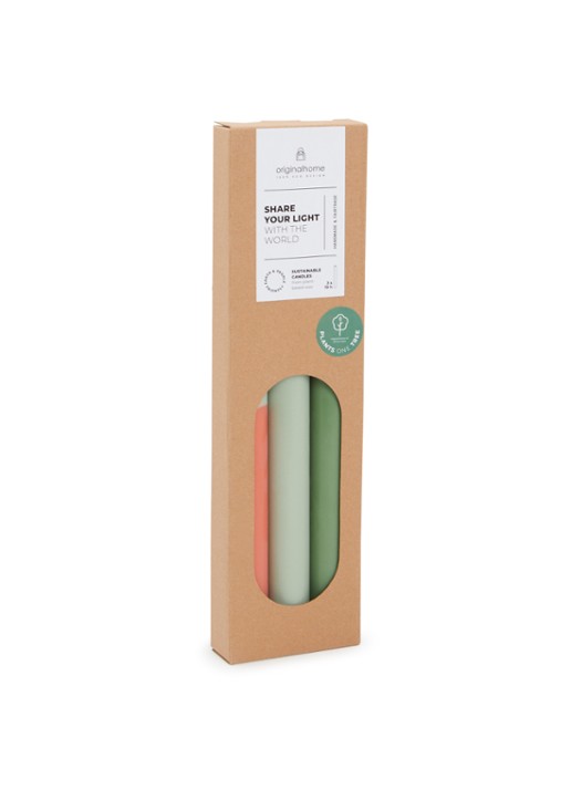 originalhome Eden Diagonal kaars 30 cm set van 3