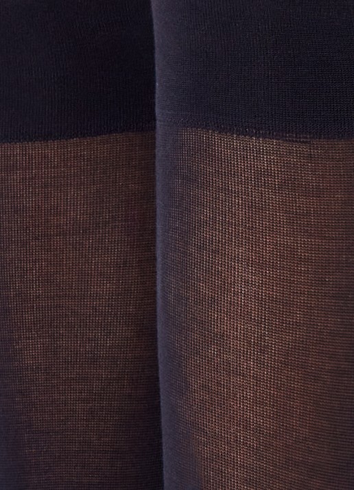 Oroblu All Colors kniekousen - detail 3 donkerblauw