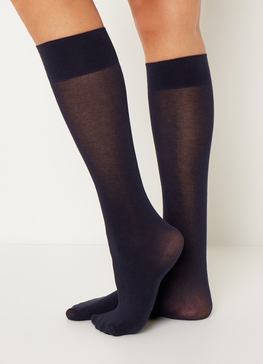 Oroblu All Colors kniekousen - voorkant 2 donkerblauw