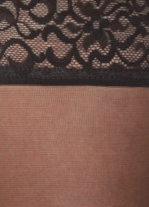 Oroblu Chic stay-ups in 30 denier - detail antraciet