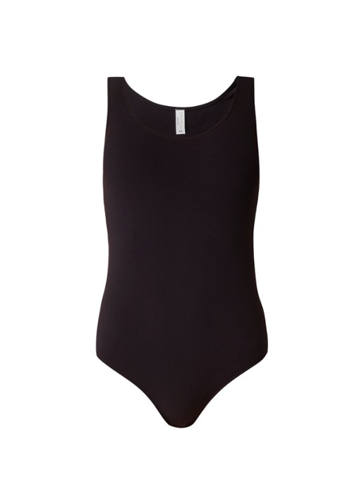 Oroblu Dolcevita body met ronde hals - voorkant 2 zwart