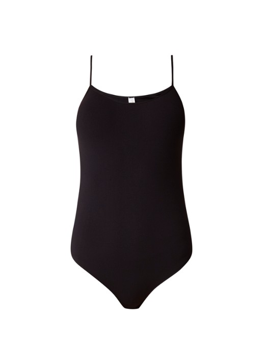 Oroblu Dolcevita body met spaghettibandjes - voorkant 2 zwart
