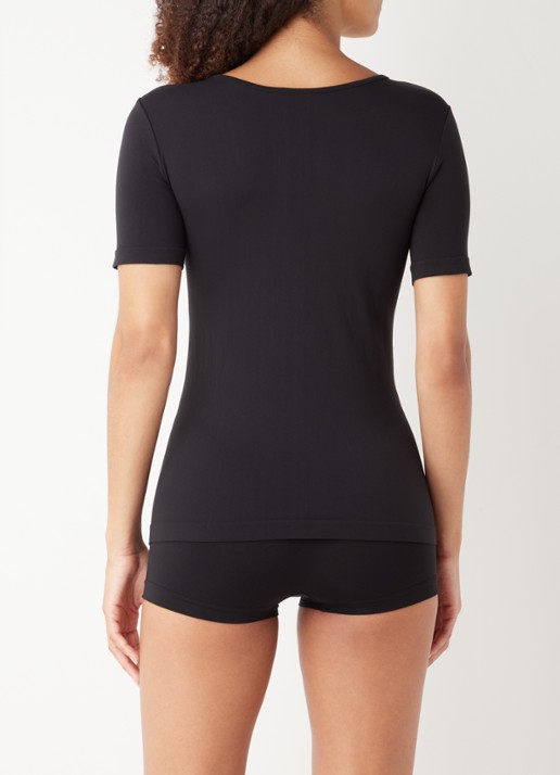 Oroblu Dolcevita Microfibre T-shirt - achterkant 3 zwart