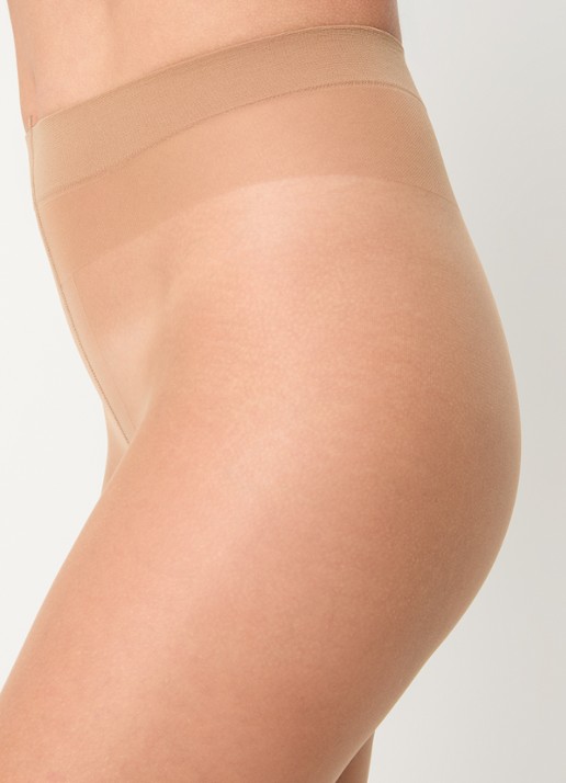 Oroblu Geo panty in 8 denier sun - detail 4 beige