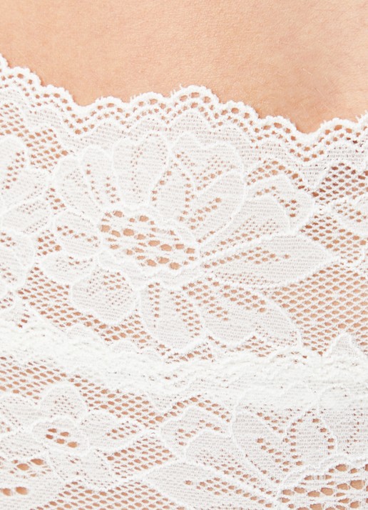 Oroblu High waisted slip van kant - detail 3 gebroken wit