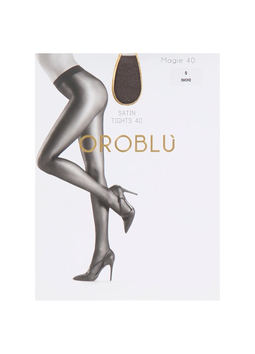 Oroblu Magie panty in 40 denier - voorkant 3 grijs
