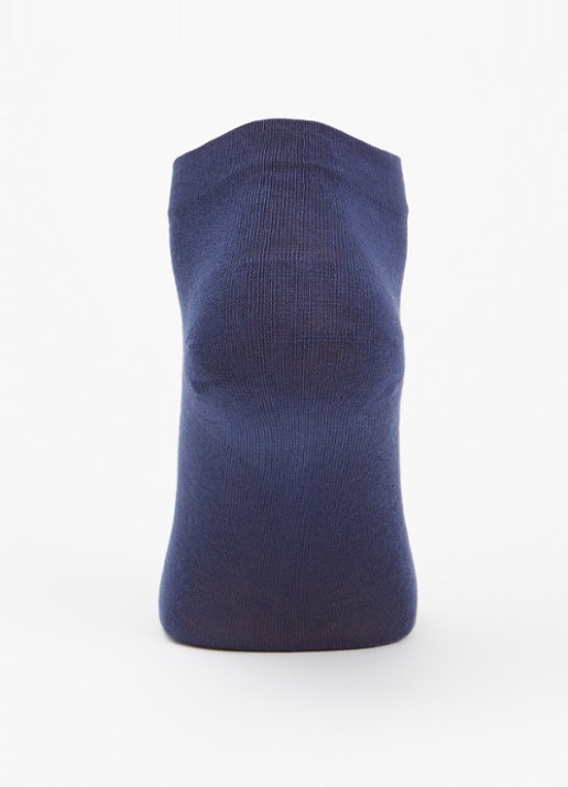 Oroblu Perfect Comfort sneakersokken - voorkant 3 blauw