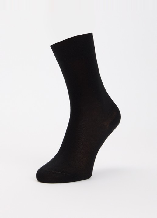 Oroblu Perfect Comfort sokken - detail zwart