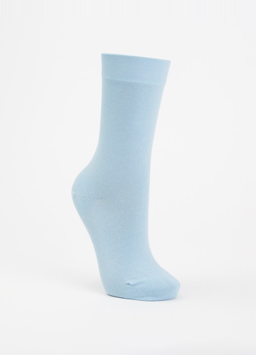 Oroblu Perfect Comfort sokken - voorkant lichtblauw
