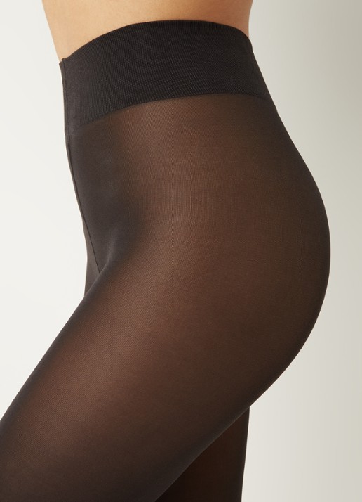 Oroblu Satin panty in 60 denier - detail 2 antraciet