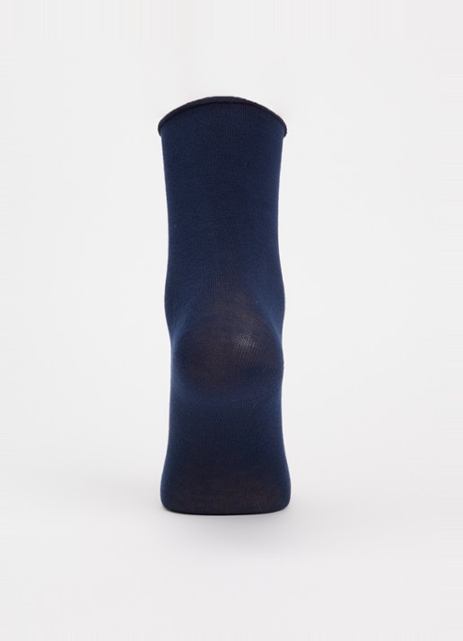 Oroblu Sokken in katoenblend  - voorkant 3 royalblauw