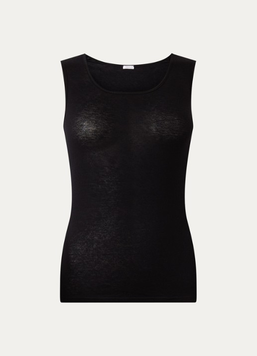 Oroblu Tanktop in kasjmierblend - voorkant 2 zwart