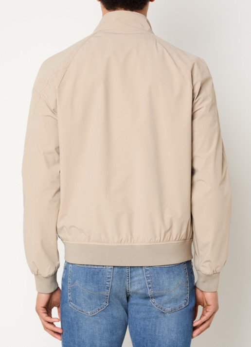 Oscar Jacobson Bomberjack met ritszakken - achterkant 4 beige