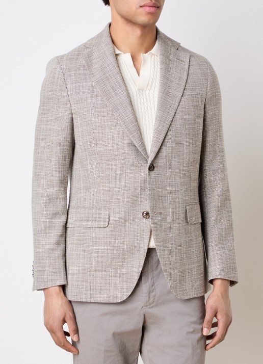 Oscar Jacobson Fogerty regular fit colbert met klepzakken