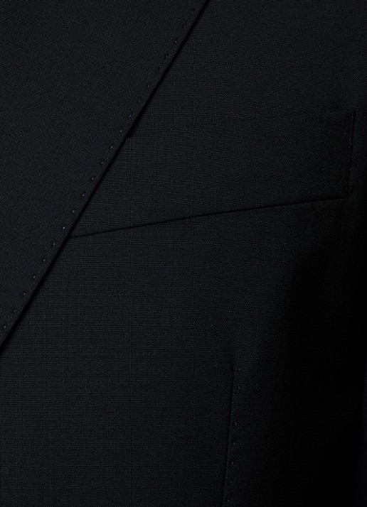 Oscar Jacobson Fogerty regular fit colbert met klepzakken - detail 6 zwart