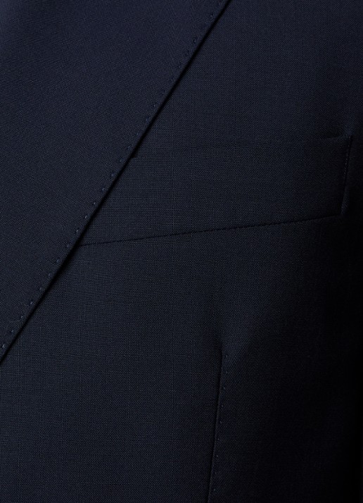 Oscar Jacobson Fogerty regular fit colbert met klepzakken - detail 6 donkerblauw