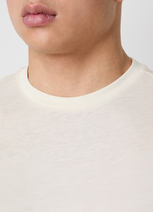 Oscar Jacobson Kim T-shirt  - detail 3 vanillegeel