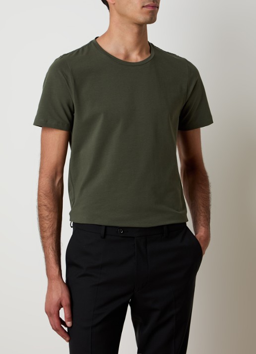 Oscar Jacobson Kyran T-shirt met stretch