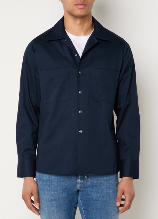 Oscar Jacobson Regular fit overhemd met stretch