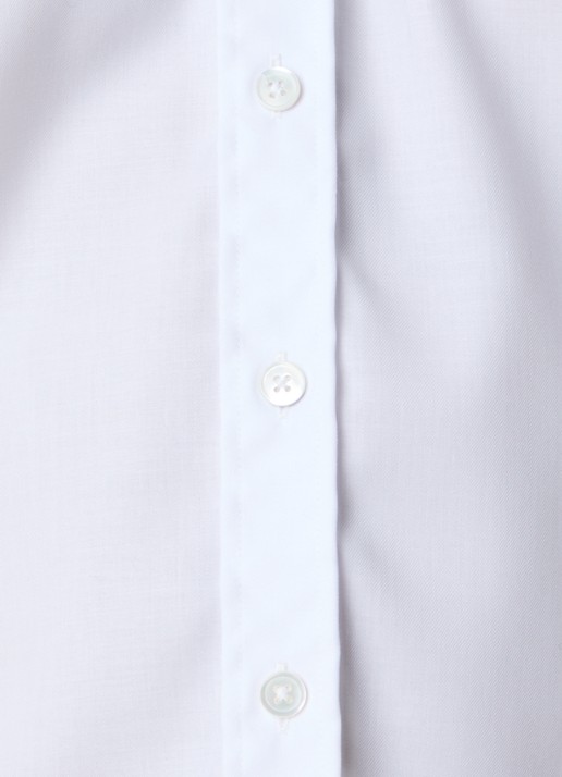 Oscar Jacobson Slim fit overhemd - detail 6 wit