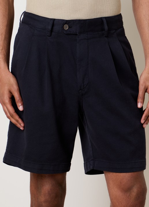 Oscar Jacobson Tanker straight fit korte broek met steekzakken