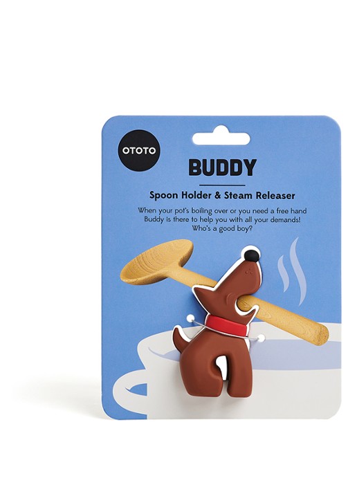 Ototo Buddy lepelhouder - detail 2 bruin