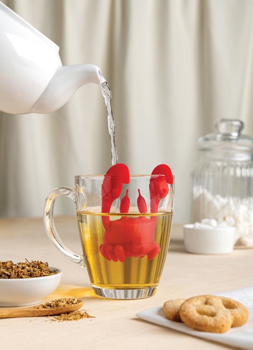 Ototo Crab theefilter  - detail 5 rood
