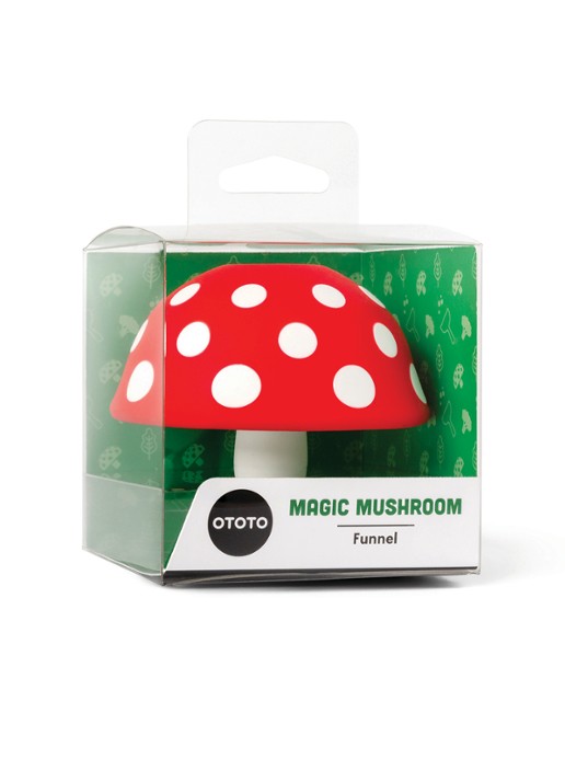 Ototo Magic Mushroom trechter  - detail 5 rood