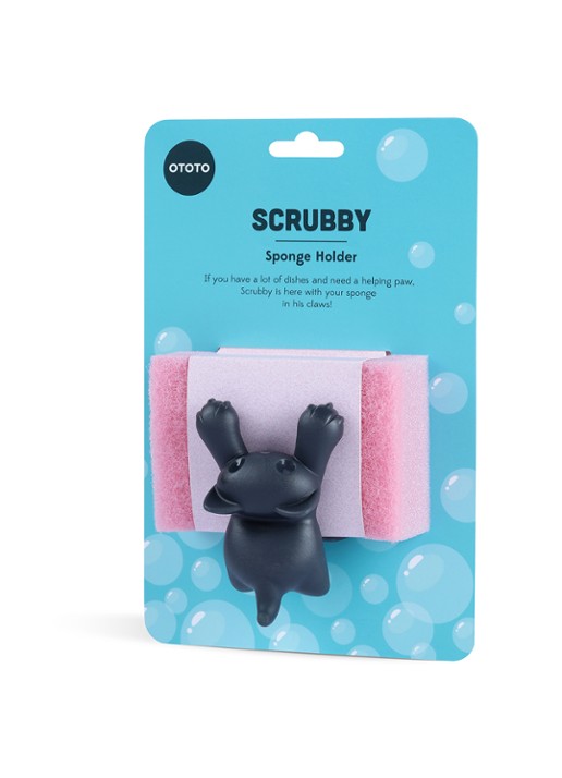 Ototo Scrubby sponshouder - detail grijs