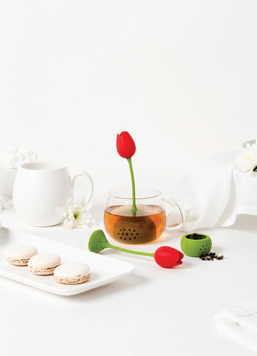 Ototo Tulip theefilter - detail 6 rood