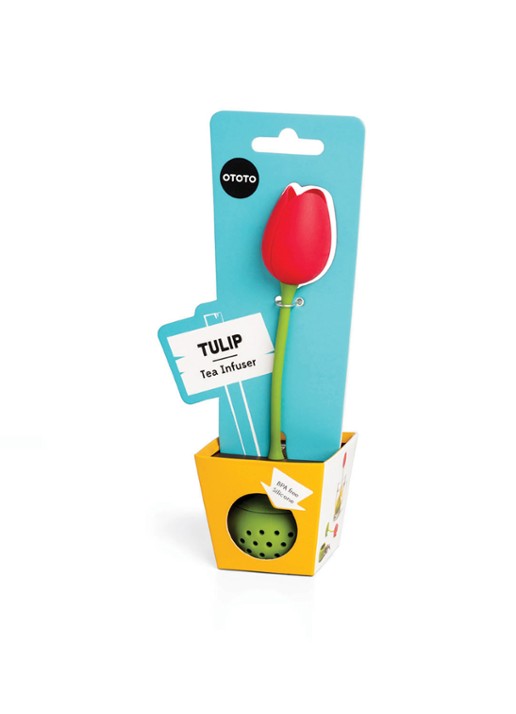 Ototo Tulip theefilter - detail 7 rood