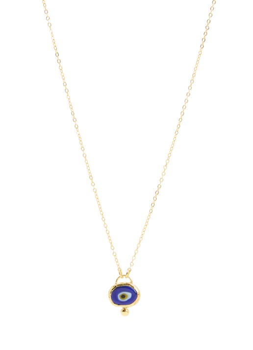Ottoman Hands Alara Evil Eye ketting verguld