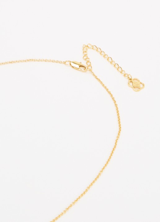 Ottoman Hands Lapis Star ketting verguld - detail 4 goud