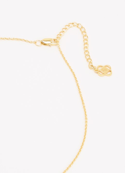 Ottoman Hands Lapis Sun Rotating ketting verguld - detail 4 goud