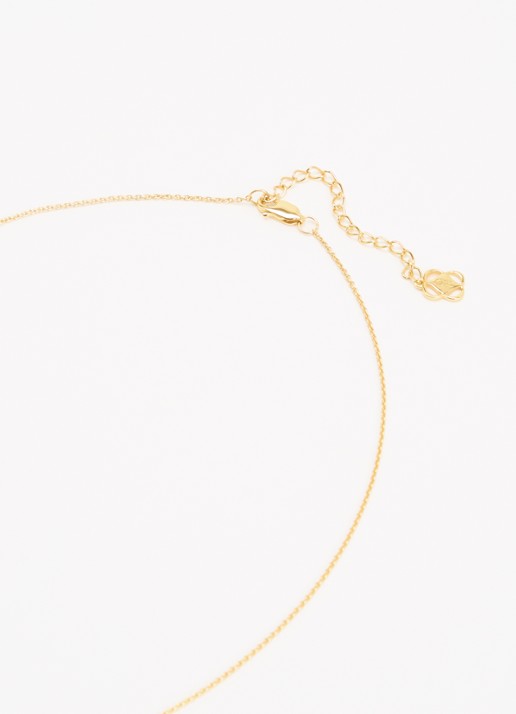 Ottoman Hands Star ketting verguld - detail 4 goud